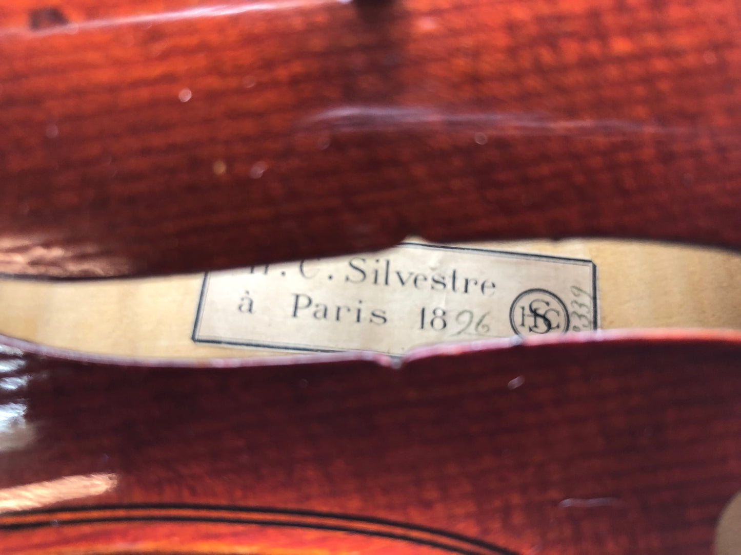 H.C. Silvestre à Paris 1896 No. 339